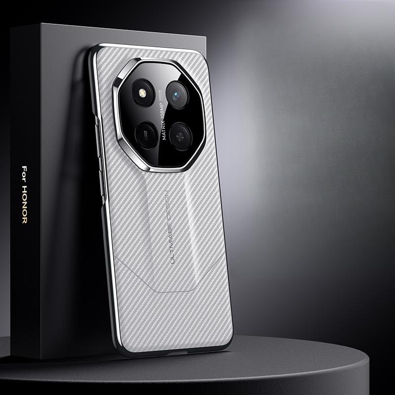 Suitable for Honor X60pro Mobile Phone Case Carbon Fiber Pattern Honor Anti-fall X60 Full-inclusive Business Men's Suit