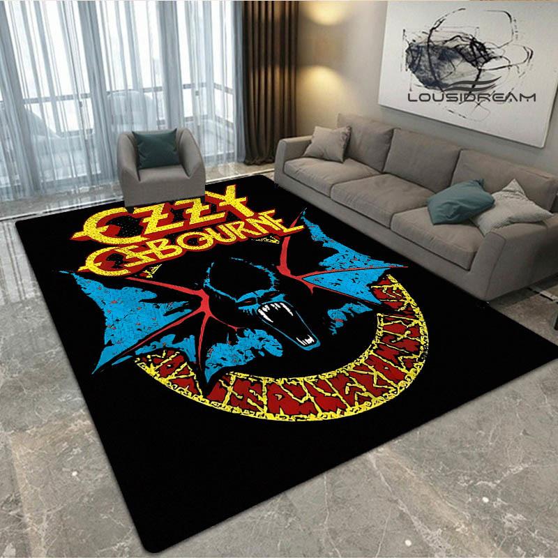 Ozzy osbourne printed carpet Living room bedroom non-slip carpets Yoga mat door mat Outdoor carpet kawaii rug birthday gift