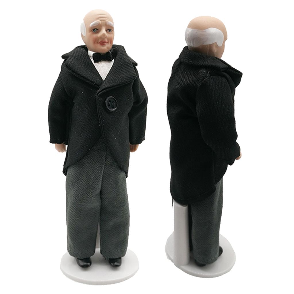 1:12 Кукольный домик, миниатюрные фарфоровые куклы, модель, маленькая красивая викторианская служанка, леди, медсестра, помощница для девочек и мальчиков