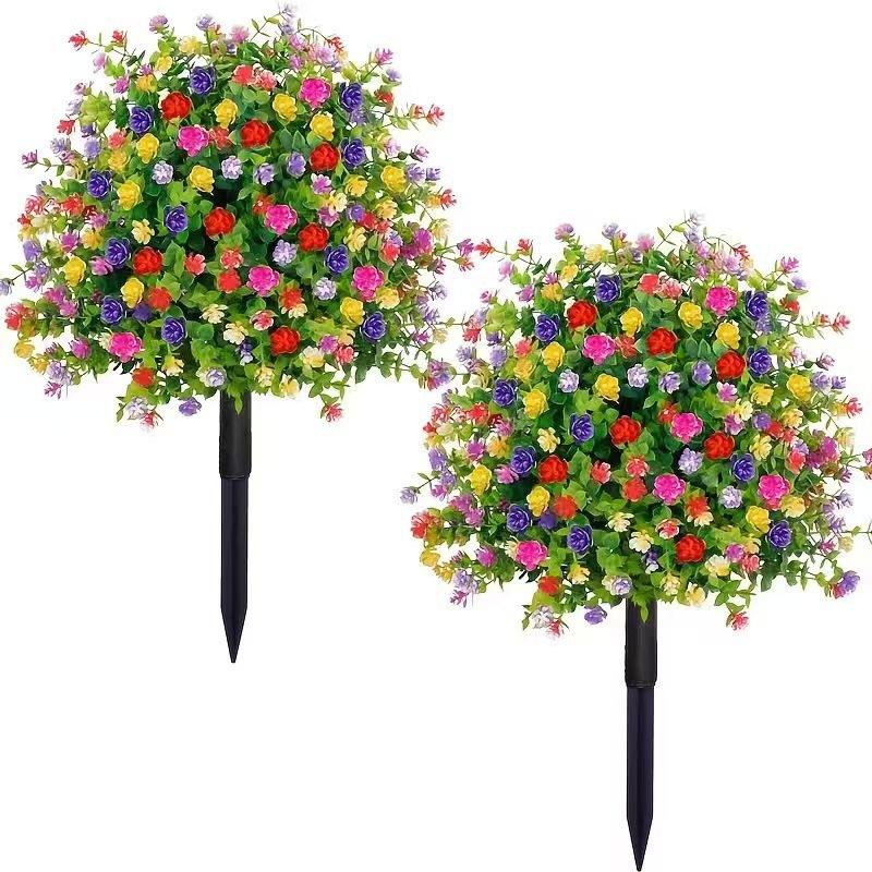 1Pcs Indoor Outdoor Eucalyptus Camellia Flower High Resistance to Fading for Long-term Use