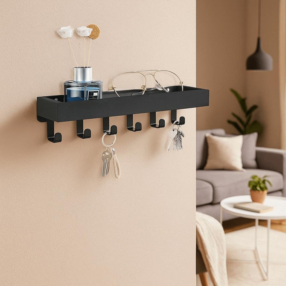 Household Key Rack Organizer Multifunctional Storage Rack for Entryway Decor
