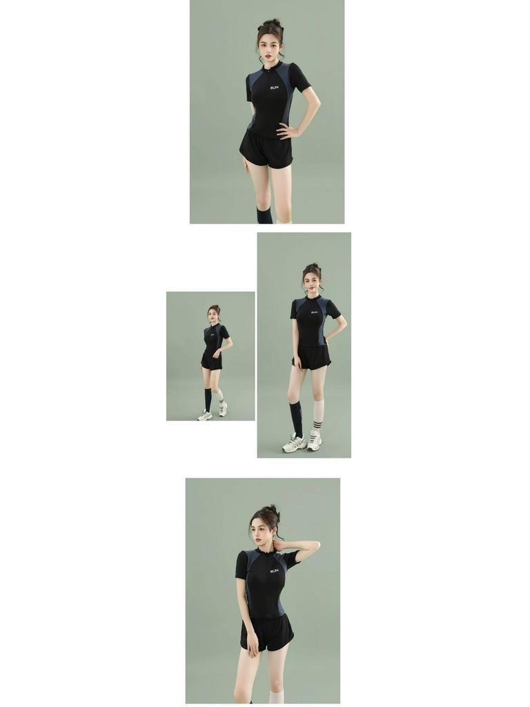 Спортивный раздельный купальник 2025: Контроль живота, Слимминг, Консервативный – Идеально для весеннего отпуска, пляжного плавания