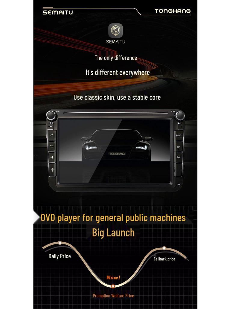 8" Car DVD Navigation Screen for VW Bora, Passat, Magotan, Sagitar