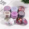 2.2Oz Personality Candy Box Drum-Shaped Cookie Box Party Supply Tea Pot Tin Box