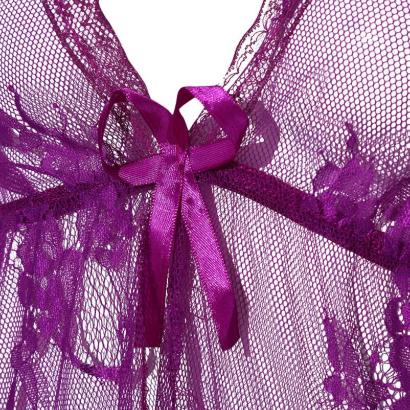 Сексуальное женское белье с v-образным вырезом, женская ночная рубашка, кружевное мини-платье, ночная рубашка, женская однотонная прозрачная бретелька