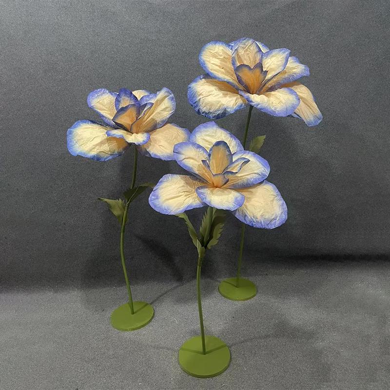 Гигантские Маковые Магнолии Бумажные Цветы - 3D Ручная Работа Маркеры Прохода и Декор для Витрин