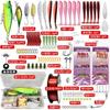 Fishing Lure Set Freshwater Saltwater Bait Minnow Spoon Soft Hard Frog Bass Trout Pike