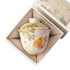 Osmanthus Goldfish Ingot Cover Bowl Teacup Large Ercai Ceramic Tea Bowl With Cover Kung Fu Tea Set Tea Maker
