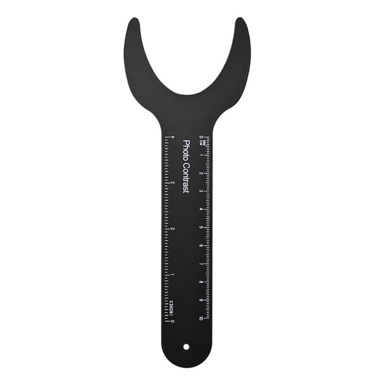 Стоматологический ортодонтический фон, фотоизображение, контрастная доска, пластина для полости рта и щеки со шкалой, автоклавируемая, черная