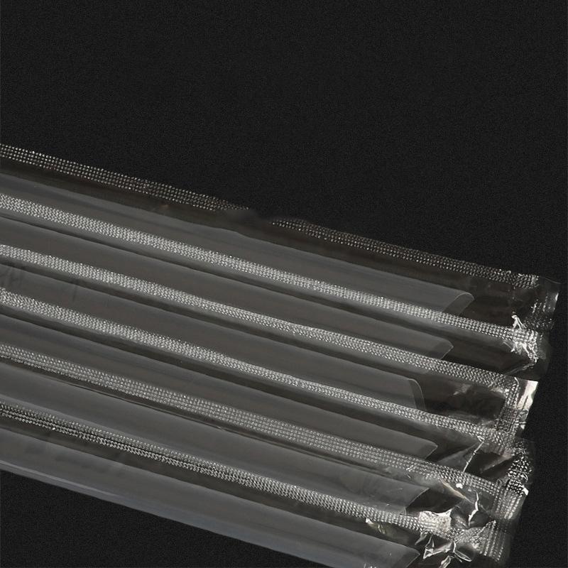 500Pcs Diy Plastic Straw Disposable Short Transparent Pointed Head Thin Drinking Straw Commodity Kitchen Accessories