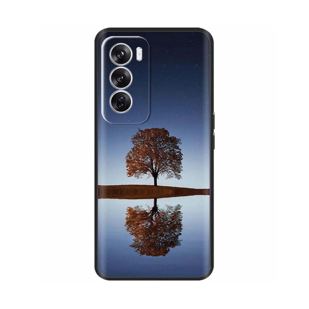 Чехол для OPPO Reno 12 5G Новый модный окрашенный чехол Силиконовый мягкий ТПУ чехлы для телефона Для OPPO Reno 12 Pro 5G Корпус reno12 Pro Fundas