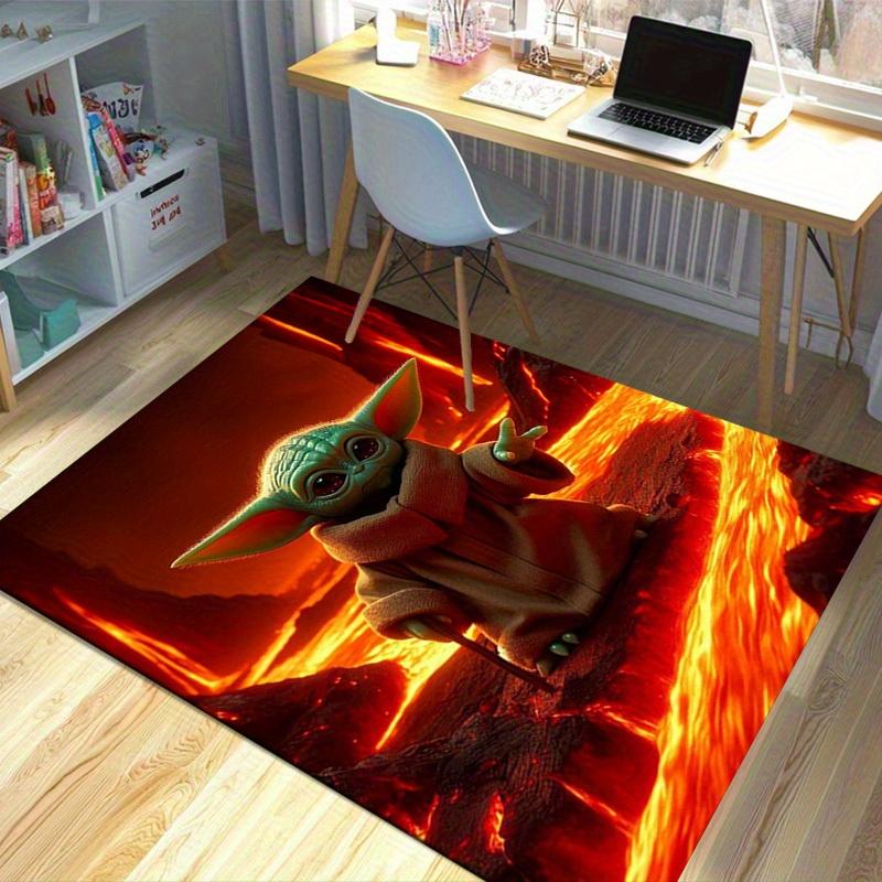 1pc Cute Yoda Rug for Home Decor, Office Carpet, Outdoor Mat, Gift Idea - Perfect for Any Room!z4152