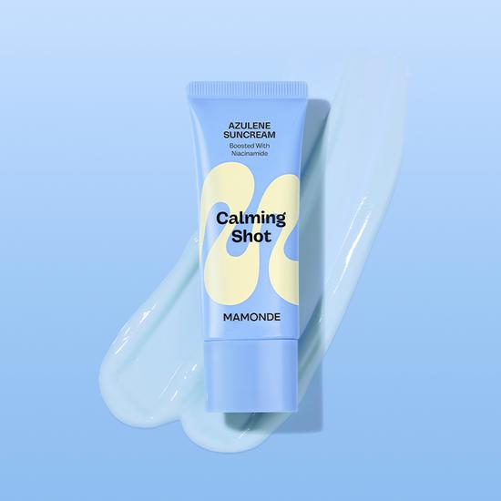 Mamonde Успокаивающий солнцезащитный крем с азуленом 35 мл