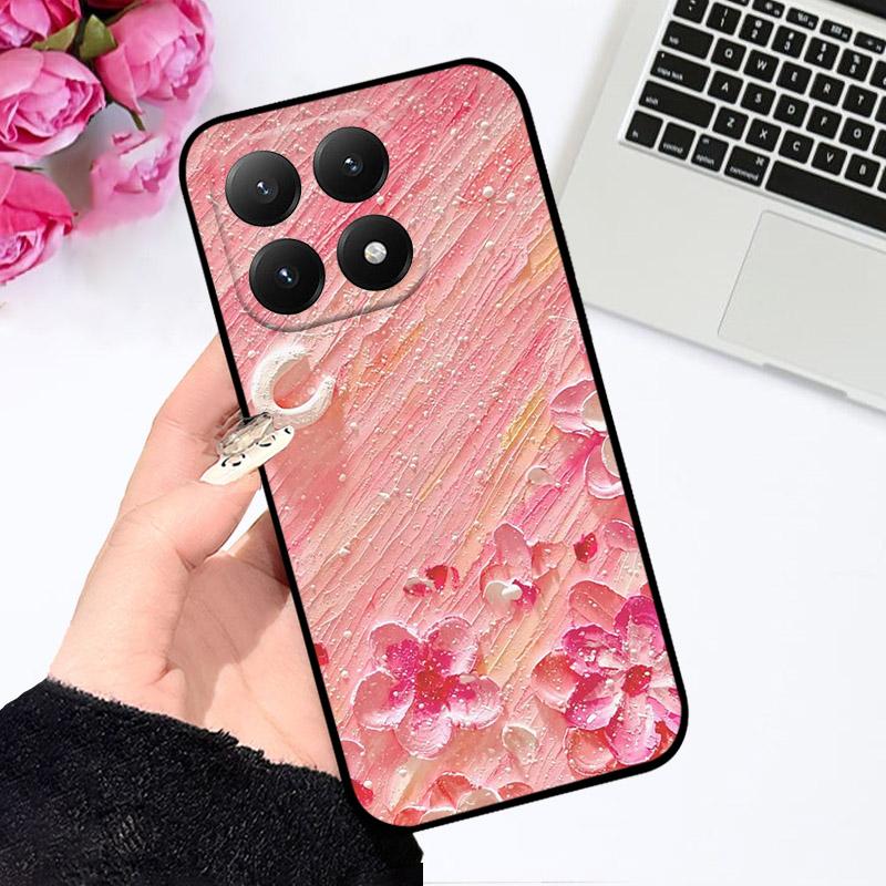 Чехол для Xiaomi 15T Модный чехол для телефона с масляной живописью Для чехлов Xiaomi 15T 15 T Мягкий ТПУ Силиконовый Полностью защитный Ударопрочный Capa