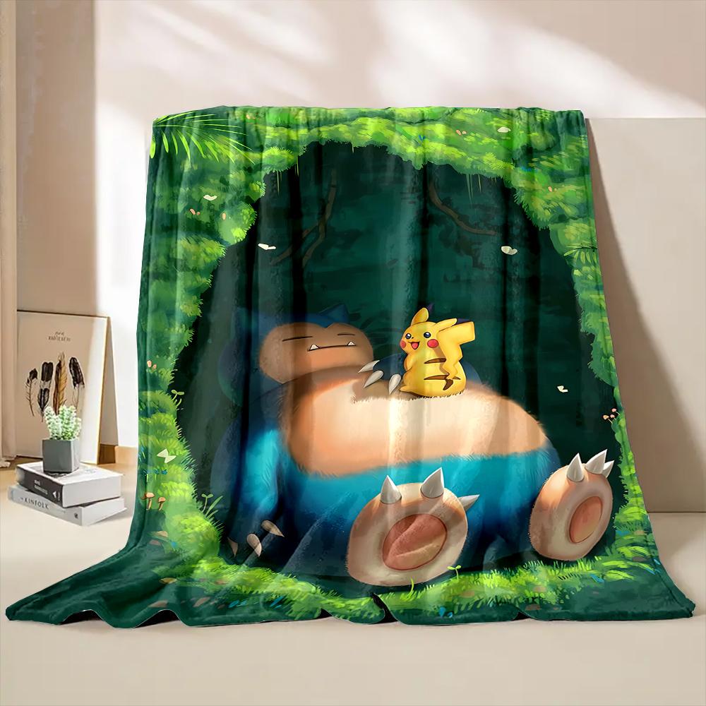 Japanese P0kem0n C-Charizard Cartoon Blanket for Children Sofa Throw Thin Blanket Bedroom Sofa Office All Seasons Gift Potdemiel
