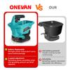 ONEVAN 3.3L Сеялка-кормораздатчик 6 скоростей Регулировка Перезаряжаемый Ручной Беспроводной Сельскохозяйственный Разбрасыватель Удобрений Для Аккумулятора Makita 18-21 В