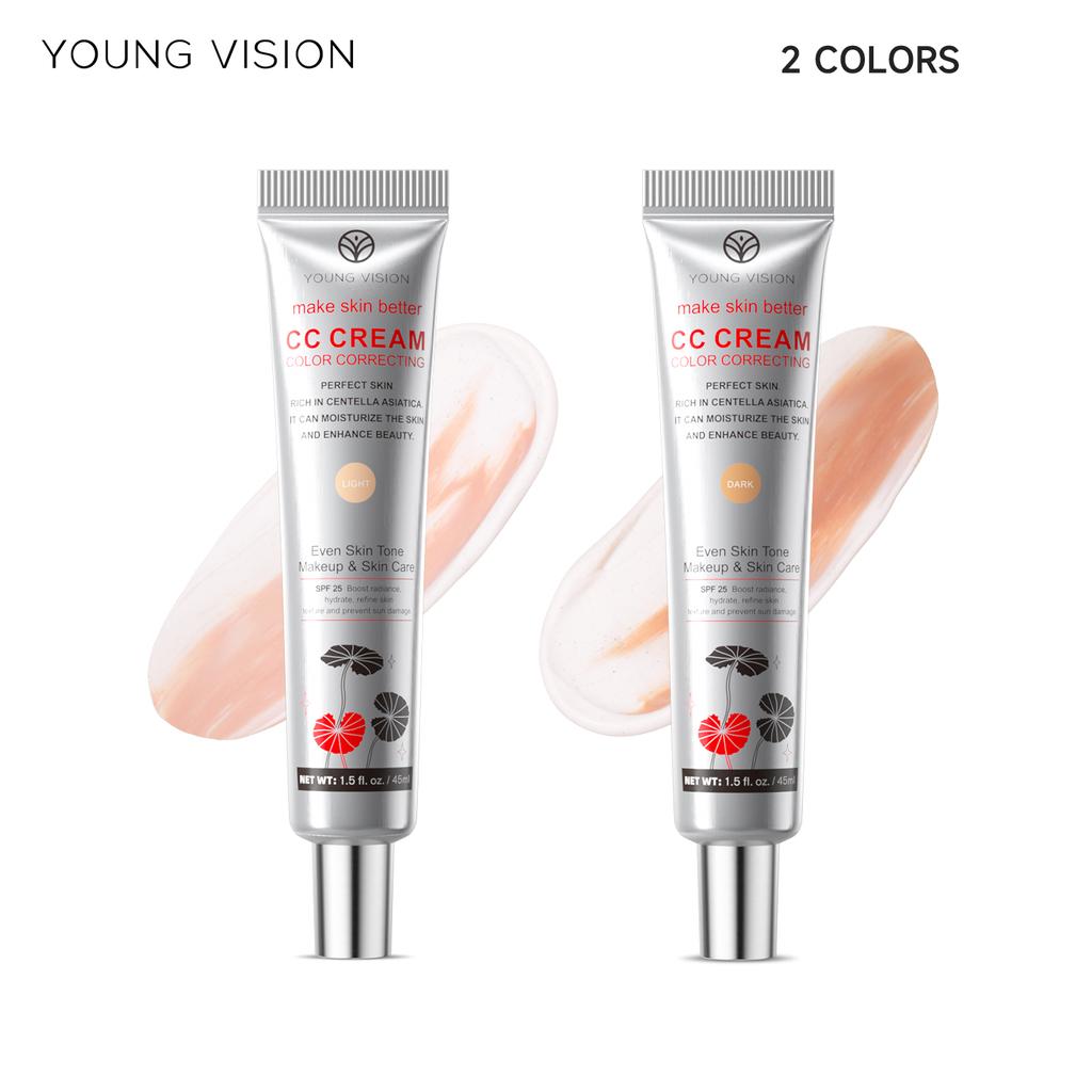 YOUNG VISION Centella CC Cream Concealer Невидимый пор увлажняющий праймер под макияж натуральный