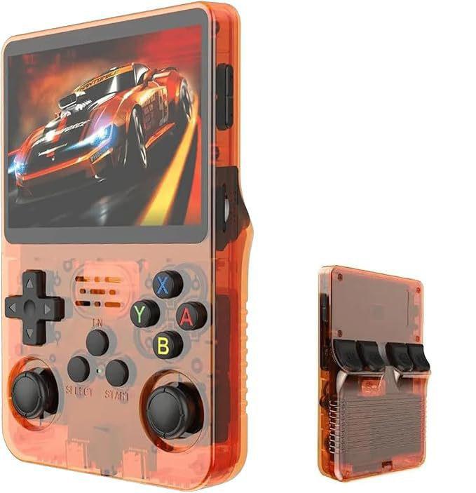 2026 Stock R36S Retro Handheld Game Console Linux System 3.5 Inch Screen 64GB Portable Pocket Video Game Player
