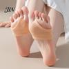 Flip Flop Socks Women Flip-Flop Socks, Cotton Open Toe Half Foot Low Cut Thongs Liner for Flops Clogs Slides Breathable