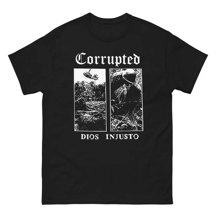 Corrupted Dios Injusto Unisex Black TShirt