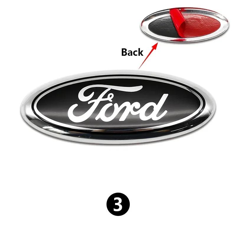 Новая наклейка на автомобиль 2026 Ford New 2025 Горячая 1 шт. 14,5 см Наклейка-эмблема на капот автомобиля логотип Для Ford Mondeo Explorer edge Focus f