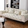 Cotton Sofa Cushion Small Floral Embroidery Sofa Covers for Living Room Four Season Universal Couch Towel Non-slip Sofa Mats