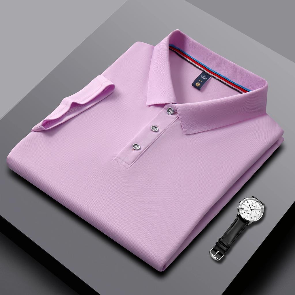 Мужские и женские рубашки поло Летние новые футболки с лацканами Деловые бренды Высококачественные Влагоотводящие Тренд-бренды Короткий рукав