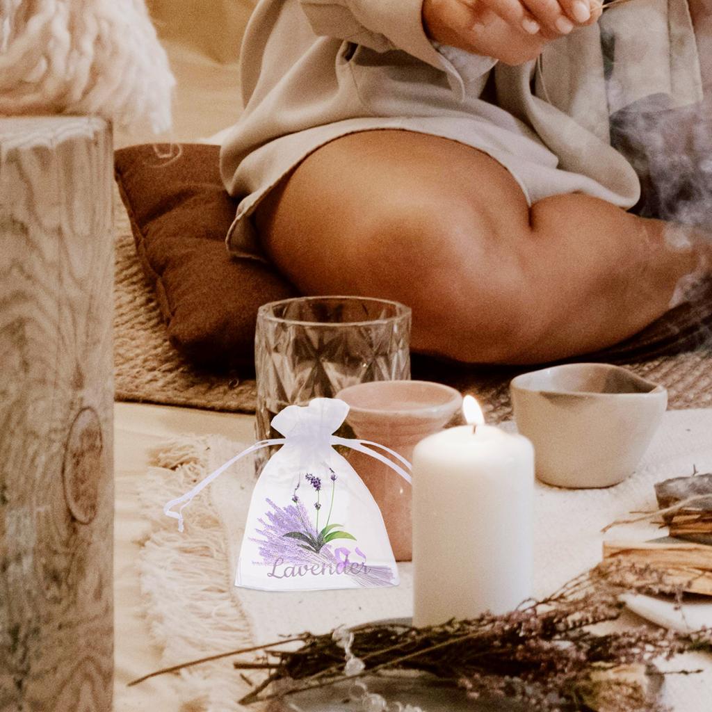 20 шт. Пустой мешочек Саше Мешочки для украшений Мешки Завязки Мешочки для хранения трав Сушеные цветы Марля Лаванда