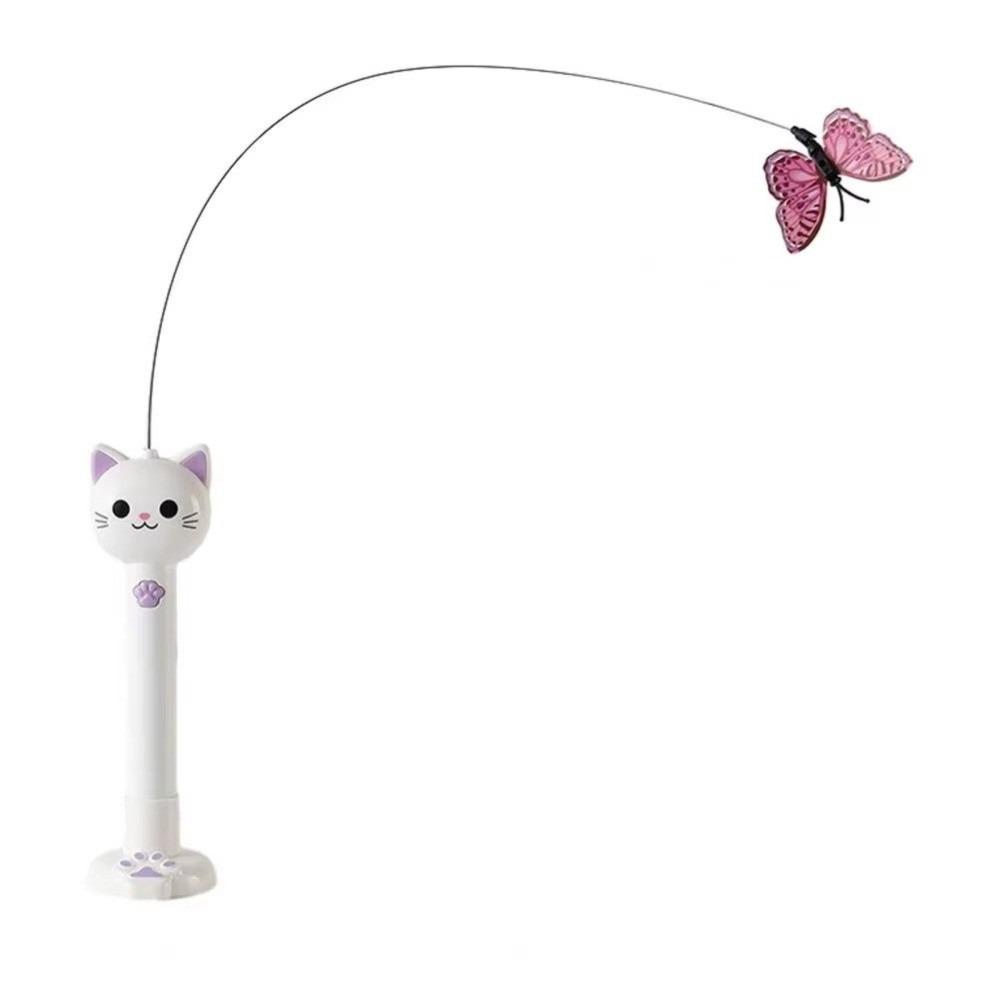 Handshands-off Suction Cup Cat Teasing Stick Interactive Kitten Wand Interactive Fun