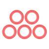 5Pcs Double Sided Tape Heavy Duty Removable Super Adhesive PET for Crafts Gift Wrapping Red