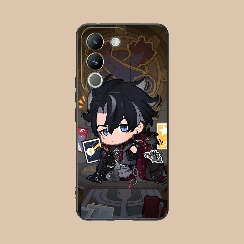 Игровой чехол GI Wriothesley Матовый ТПУ для мобильного телефона VIVO V60 V50 V40 V30 V29 V27 V25 V23 Pro Lite 5G Цветной печатный чехол