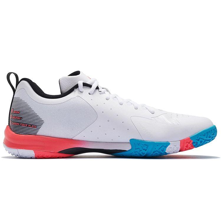 Li Ning Speed SE Fabric Synthetic Leather Gradient Shock Absorption Non-Slip Wear-Resistant Lightweight Low-Top Badminton Shoes AYZS018-3