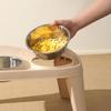 Elevated Dog Feeder Dogs Bowls foldable Raised Stand with Double Stainless Steel Food Water Bowls for Small Medium Large Dogs