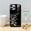 B-Butterfly Wallpaper Phone Case For iPhone 17,16,15,14,13,12,Plus,Pro,Max For Magnetic Wireless Charge
