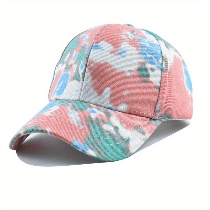 Кепка-панама Цветные Snapback Кепки Тай-дай Регулируемый Размер Защита от Солнца Бейсболка Для Женщин Мужчин На Открытом Воздухе Путешествия Спортивные Пешие Прогулки Отдых