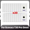 Совместимость с Ecovacs T30 Pro Omni Robot Сменная боковая щетка HEPA-фильтр Насадка для швабры Пылесборник Запасные части Аксессуары