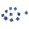 10 шт. Многогранные кубики D10 однотонные для ролевой игры TRPG, реквизит для вечеринки, подарок