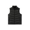 Li Ning Sports Fashion Series Warm Logo Stand Collar Down Vest Men Vest Black AMRR063-5