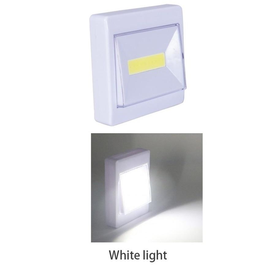 Led Super Bright COB Switch Night Light Battery Operated LED Wall Lamp Wireless Closet Under Cabinet Lights For Kitchen Room Stairs