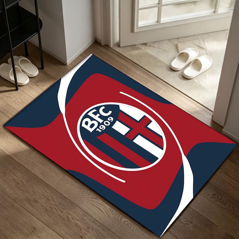Bologna F.C. 1909 A Carpet Non-slip Indoor Mat Suitable for Office Chair Living Room Computer Desk Decorative Home Office Carpet Polyester Fiber Mat 8