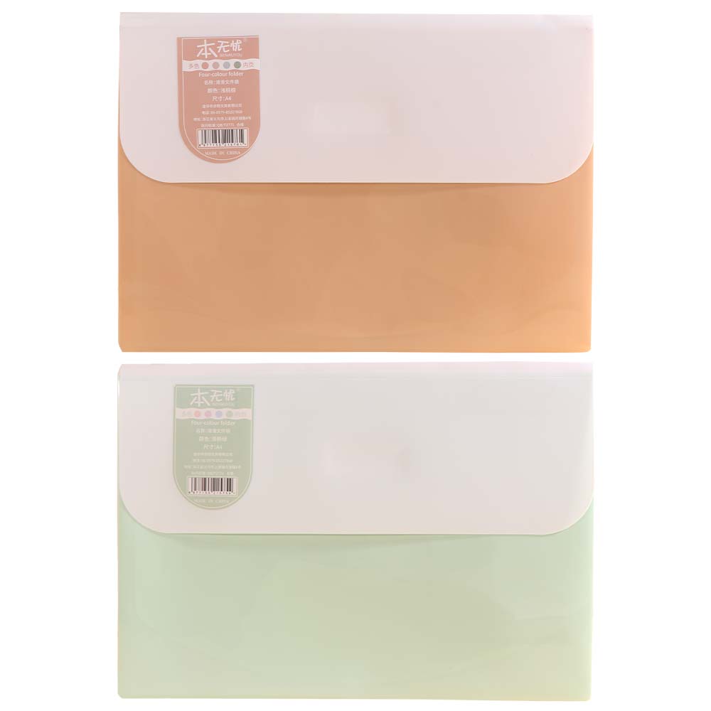 Waterproof Portable Documents Bag 5 Layers Plastic File Organizer Travel