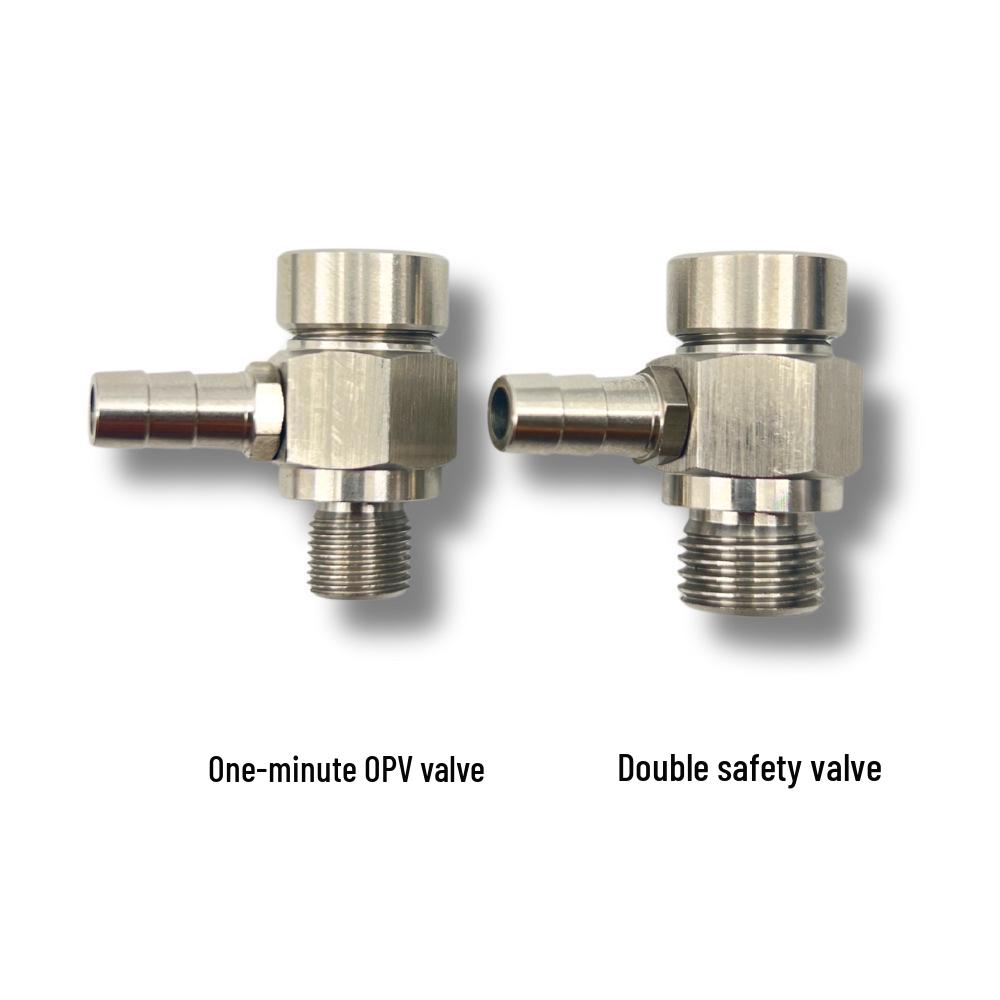 304 Stainless Steel Adjustable Steam Pressure Relief Valve for Coffee Machine Boilers