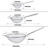 3 шт. мелкоячеистое сито из нержавеющей стали, фильтр для яиц, дуршлаги, кофе, чай, овощи, фильтрация пищевых продуктов, набор кухонных принадлежностей