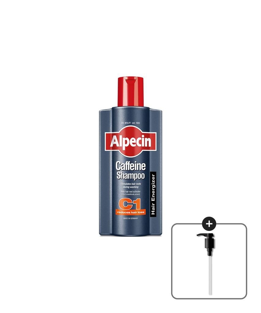 Шампунь Alpecin Caffeine C1 (Укрепление волос) 600 мл + Бесплатный насос
