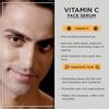 The Man Company Face Care Combo Pack with Vitamin C Face Serum and Under Eye Gel, Infused with Hyaluronic Acid, Vitamin C and Coffee, Set of 2