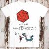 Наука 20-гранных кубиков Ограниченная серия DnD D20 Бестселлер Футболка 8658