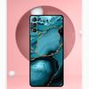 Бирюзово-синий золотой агатовый мраморный чехол для Samsung Galaxy S23 S24 Ultra S8 S9 S10 S22 Plus Note 10 20 Ultra S20 S21 FE