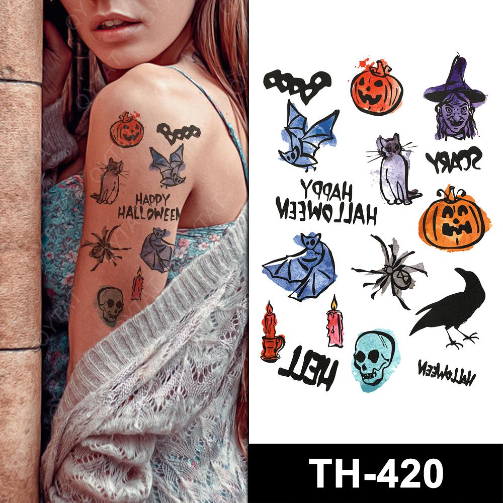 Qianyu Tattoo Supplies Party Set Waterproof Sexy Body Fake Tattoo Sticker