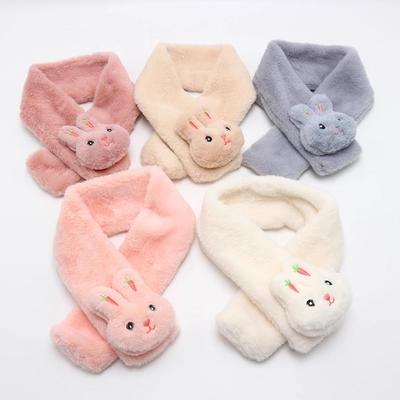 Детский флисовый шарф 2025: Плотный, Ветрозащитный, Осенне-зимний Снуд для Мальчиков и Девочек