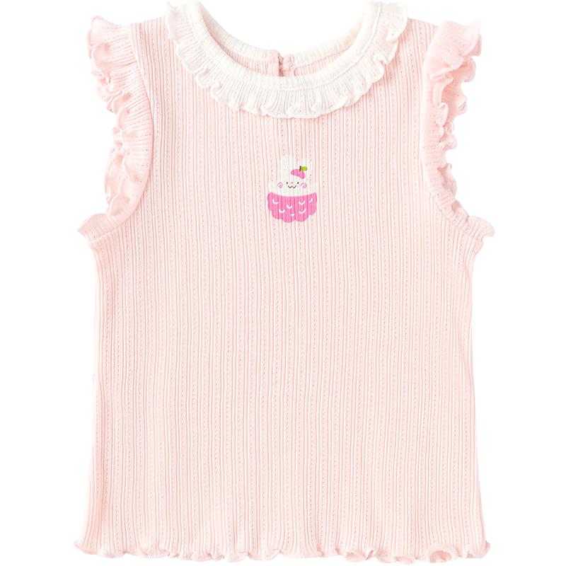 Balabala Girls' Ribbed Vest Top